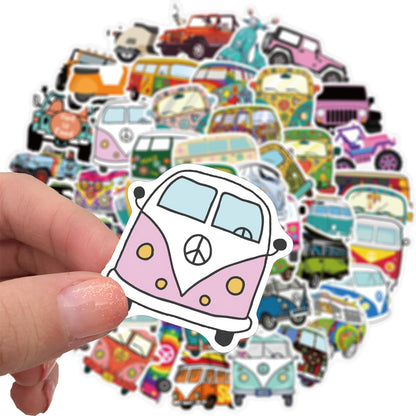 Hip-Hop Style Outdoor Bus Bike Graffiti Stickers Luggage Laptop Waterproof Without Leaving Glue Stickers