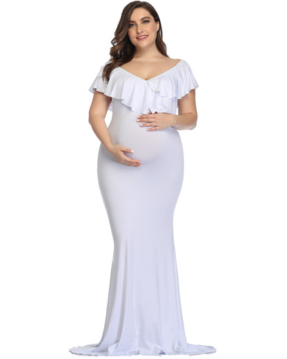 Maternity Photography Chiffon Mop Dress