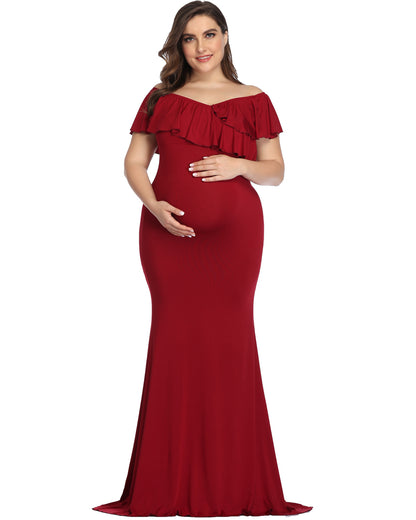 Maternity Photography Chiffon Mop Dress