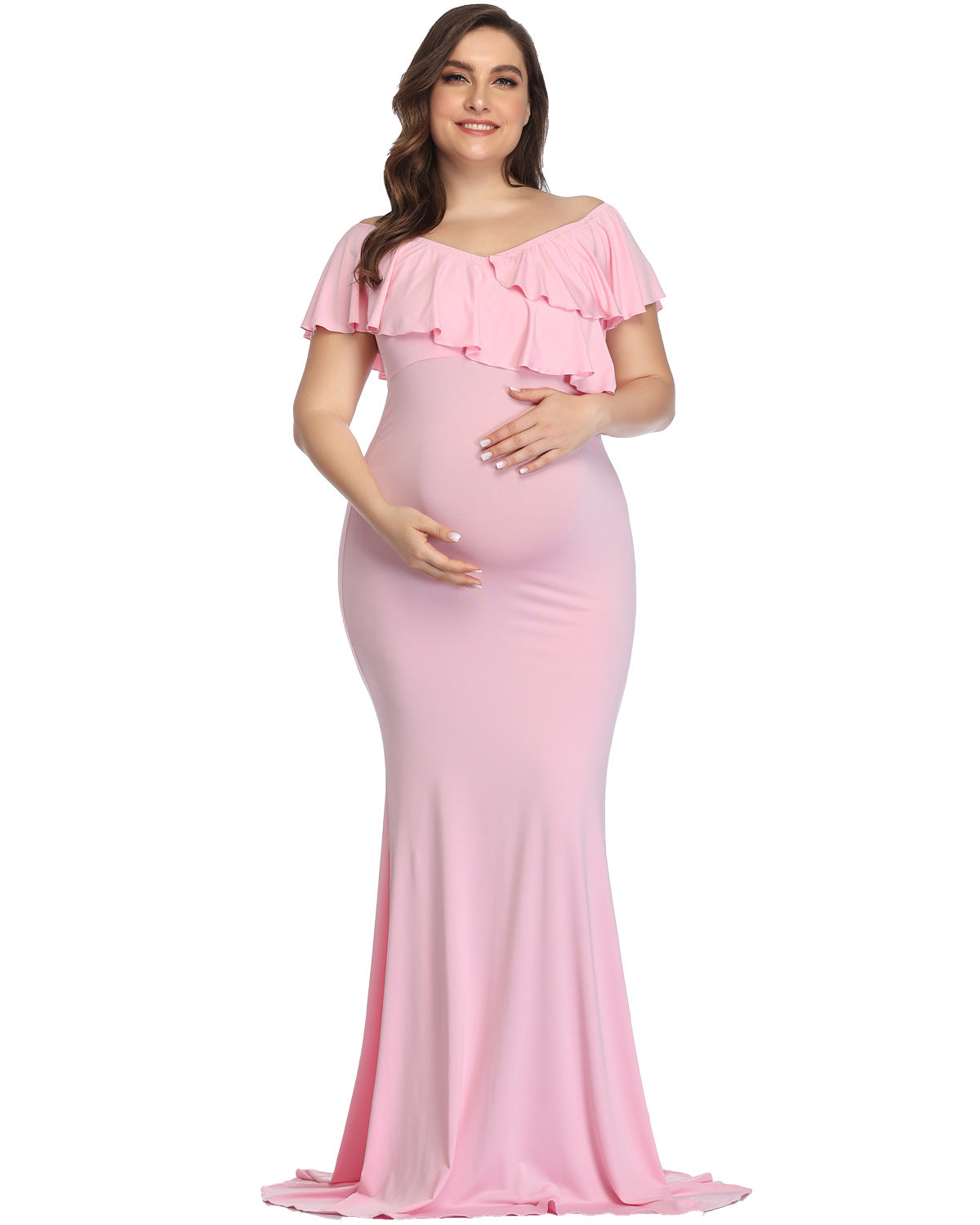 Maternity Photography Chiffon Mop Dress