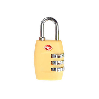 Tourism Luggage Zipper Lock Plastic TSA Code Lock