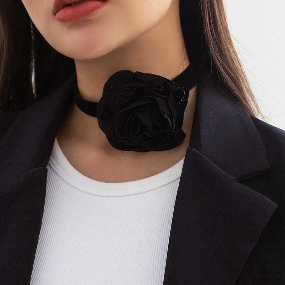 New Plant Velvet Flower Collar For Women