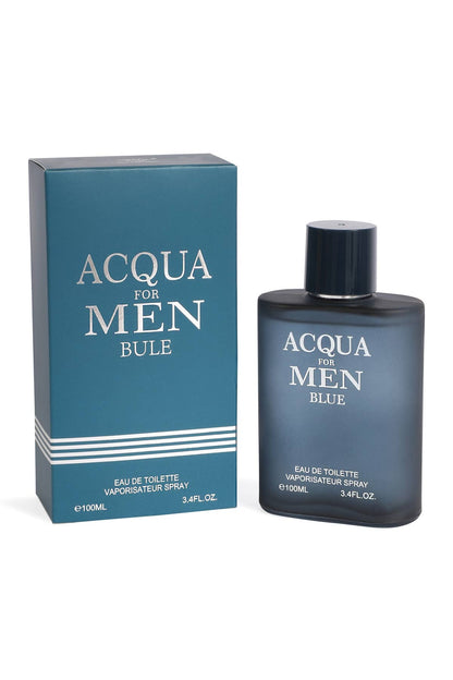 MYS Wholesale Inc - Acqua For Men Blue Spray Cologne Eau De Toilette For Men