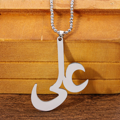 Rock Band Necklace Simple Fashion LO Alloy Pendant Hip Hop