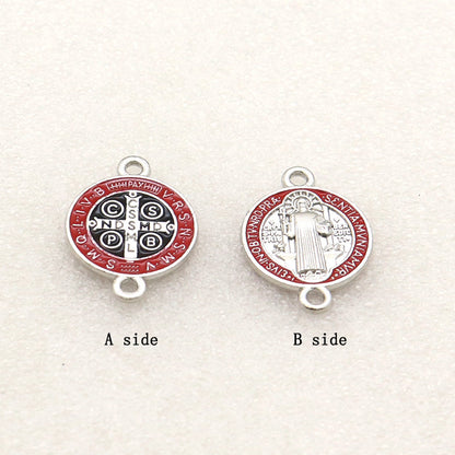 Color Double-sided Retro Beads Pendant