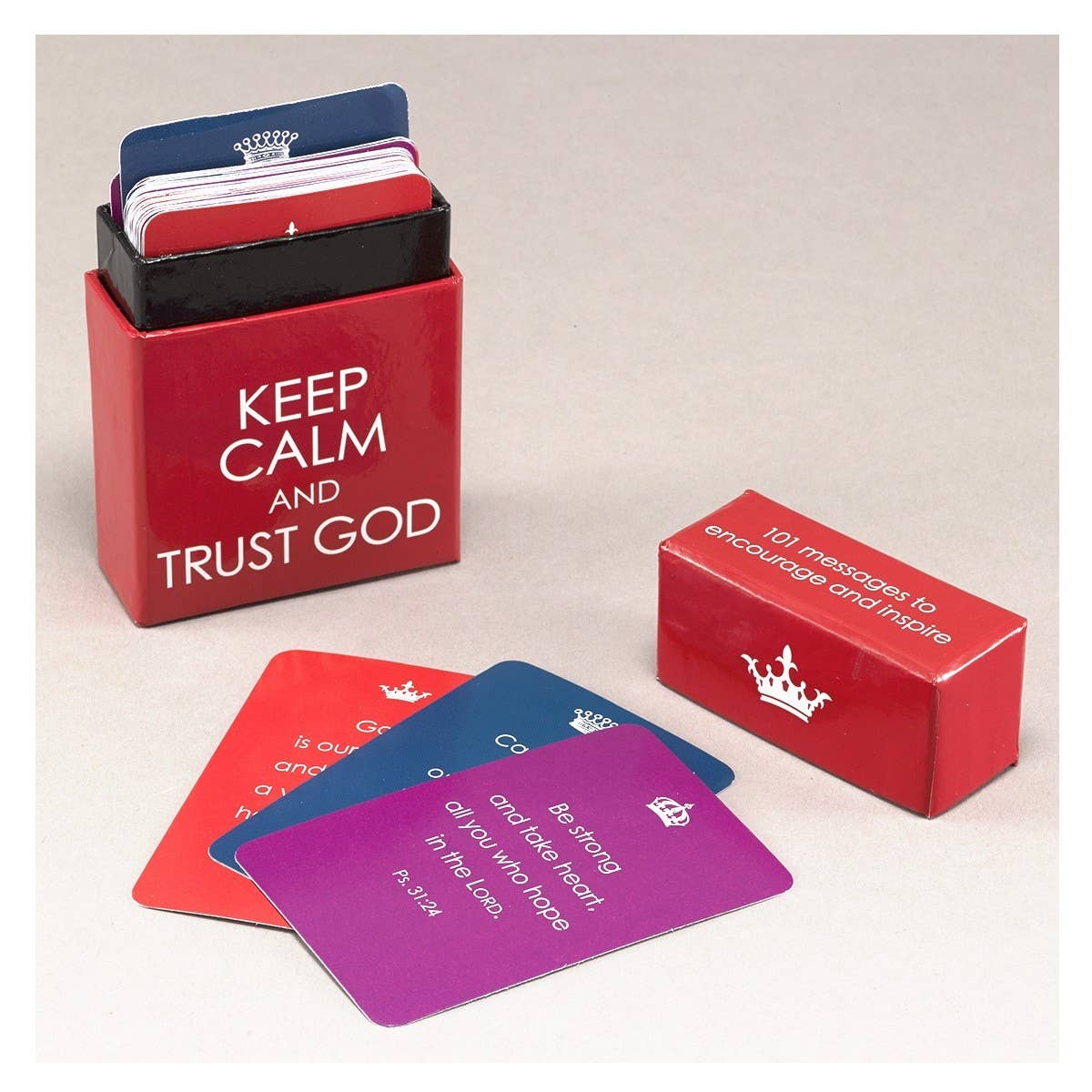 Christian Art Gifts - Box of Blessings Keep Calm & Trust God