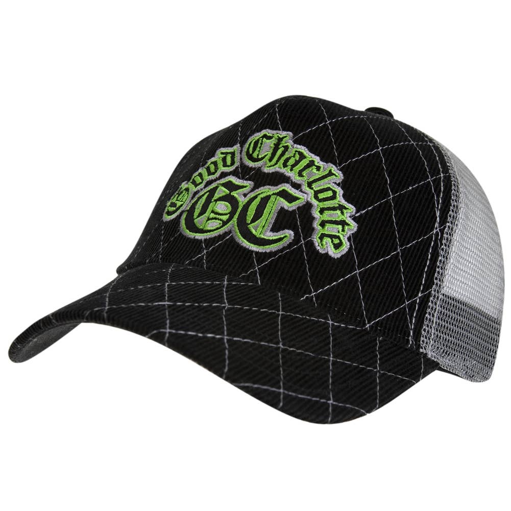 Official Store - Good Charlotte - Green Logo Trucker Cap: OS