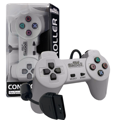 Old Skool - PS 1 Controller: Gray