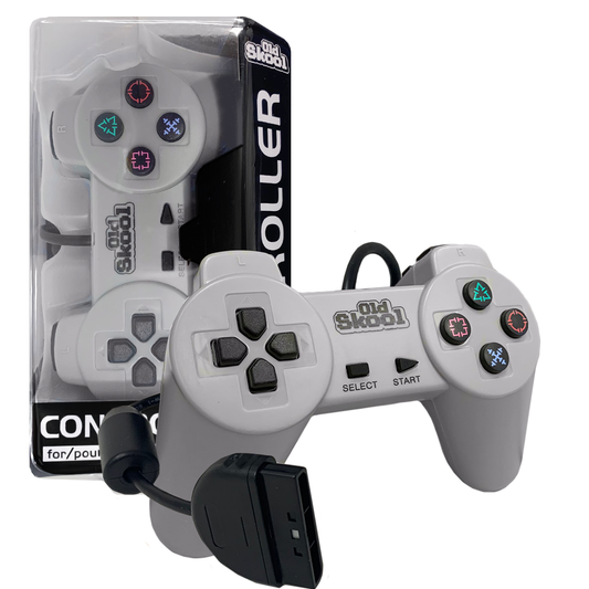 Old Skool - PS 1 Controller: Gray