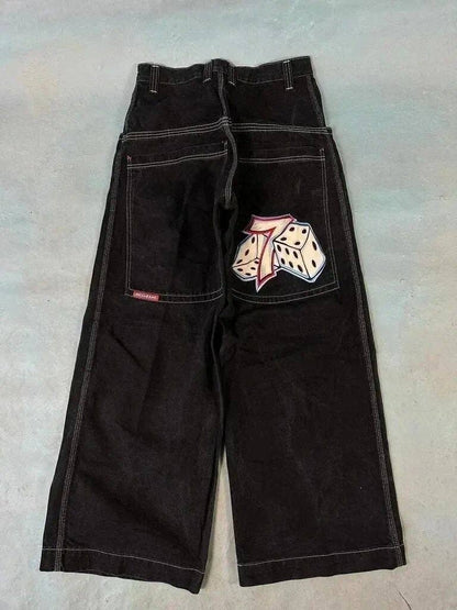 SALINA TRADING INC - Men's Y2K Baggy Jeans Vintage Hip Hop Streetwear: Cobalt Blue / XXL