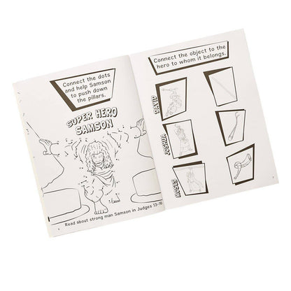 Christian Art Gifts - Kid Book Super Heroes Activity Book Softcover