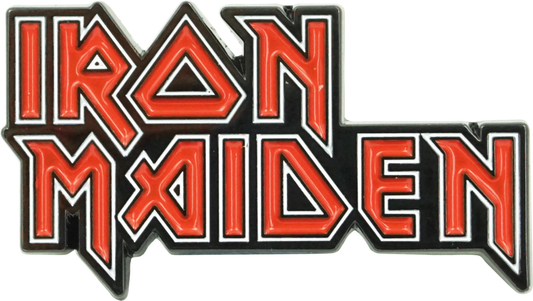 Square Deal Recordings & Supplies - Enamel Pin - Iron Maiden - Logo