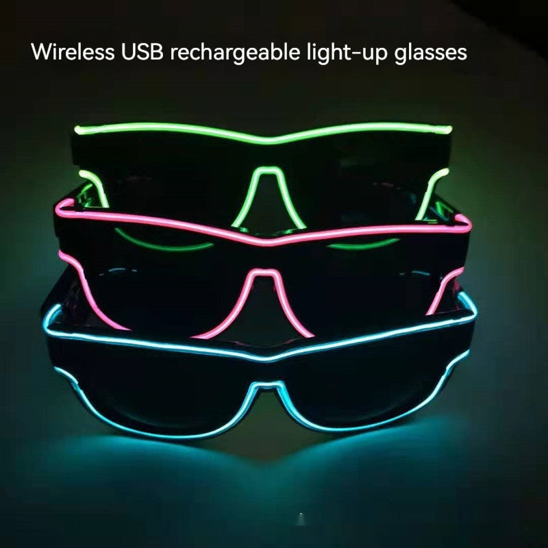 Luminescent Light Luminous Glasses Party Supplies