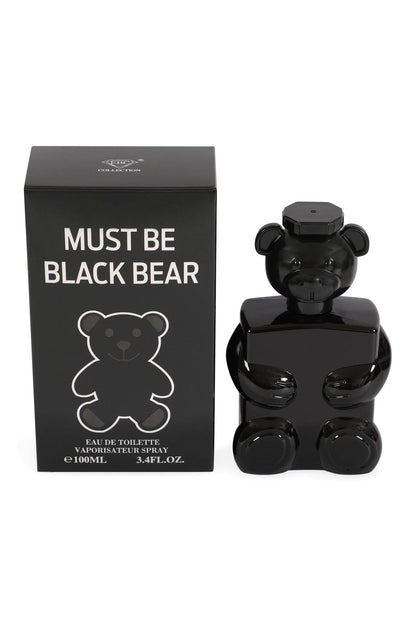 MYS Wholesale Inc - Must Be Black Bear Spray Cologne Eau De Toilette For Men