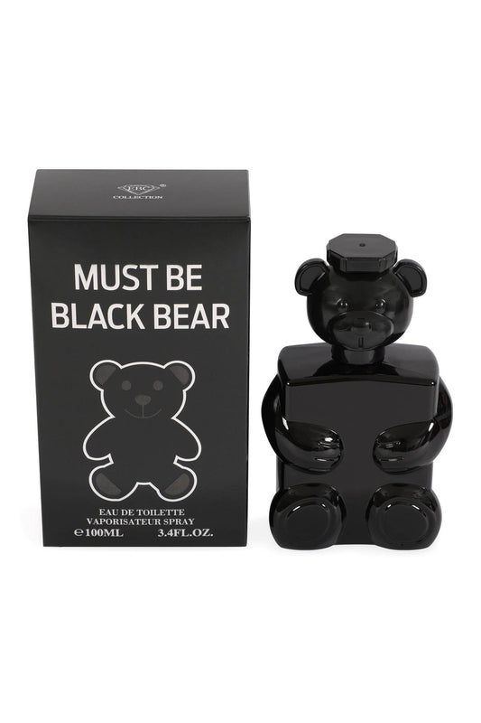 MYS Wholesale Inc - Must Be Black Bear Spray Cologne Eau De Toilette For Men