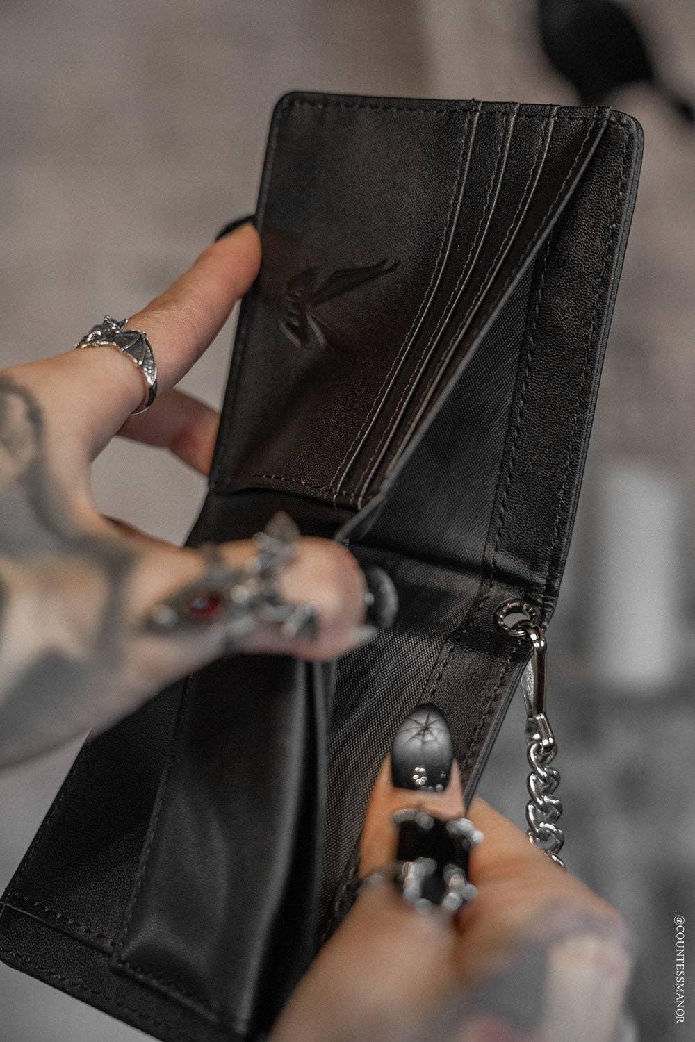 vampirefreaks - Plague Doctor Bifold Wallet w/ Chain