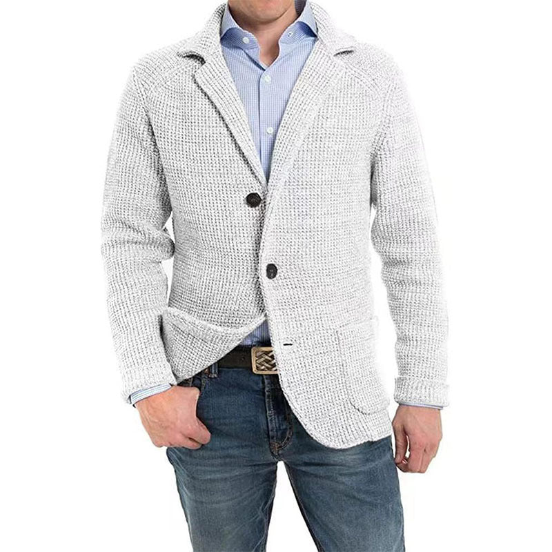 Fashion Men's Casual Knitted Cardigan Sweater