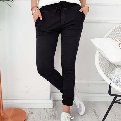 Women's Fashion Casual Slim Fit Skinny Elastic Pants