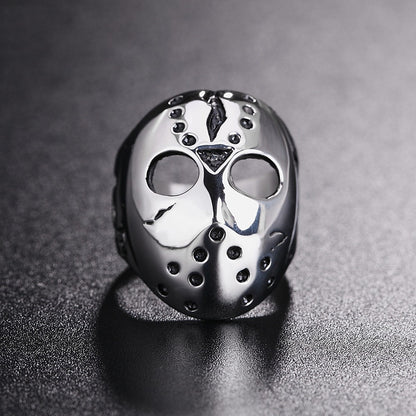 Ghost Head Titanium Steel Ring