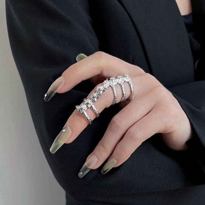 Mechanical Wind Metal Bone Ring Adjustable