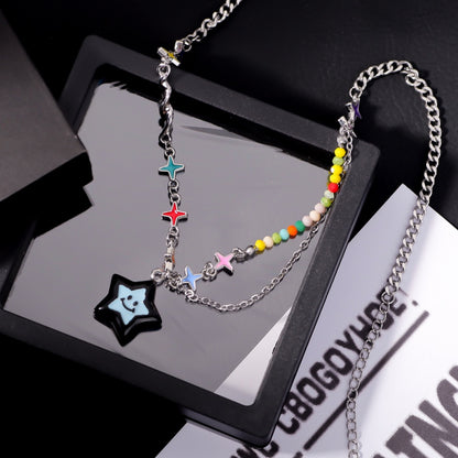 Niche XINGX Dopamine Titanium Steel Necklace For Women