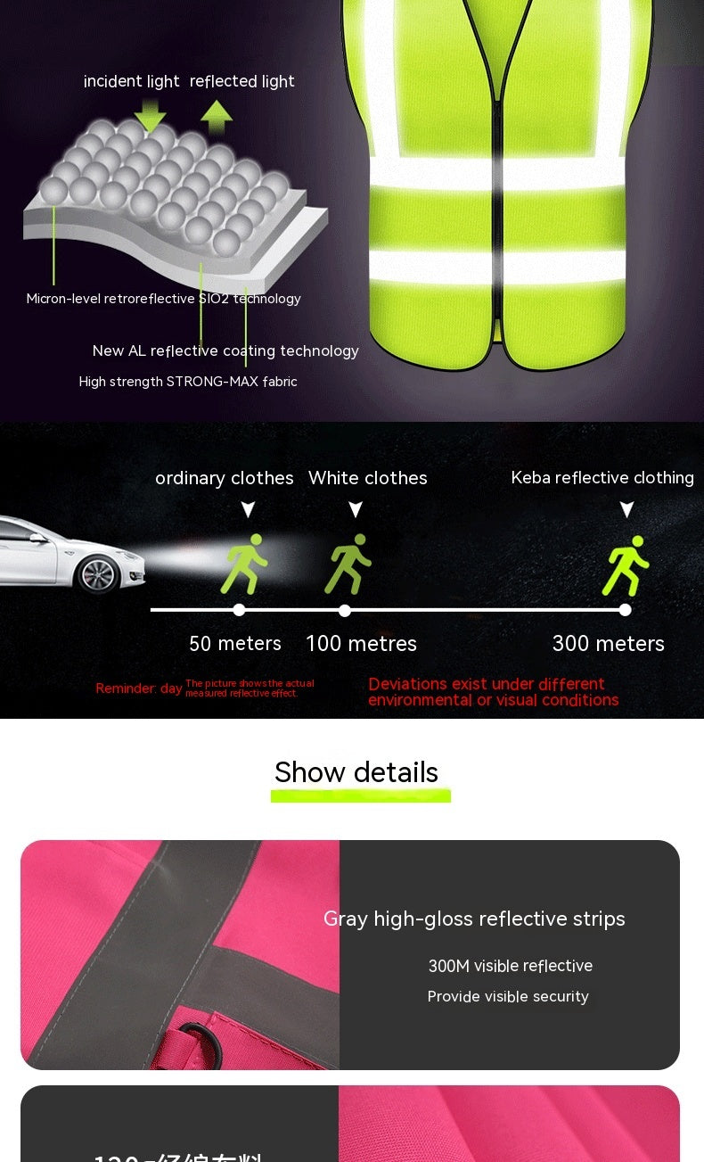 Safe Night Walking Reflective Vest