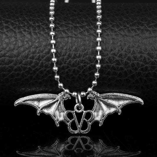 Rock band BVB logo necklace