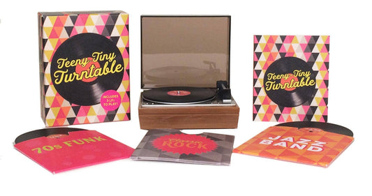 Hachette Book Group - Teeny-Tiny Turntable: Includes 3 Mini-LPs To Play!