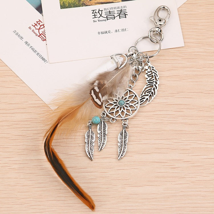 European And American Dreamcatcher Gossip Car Key Ring