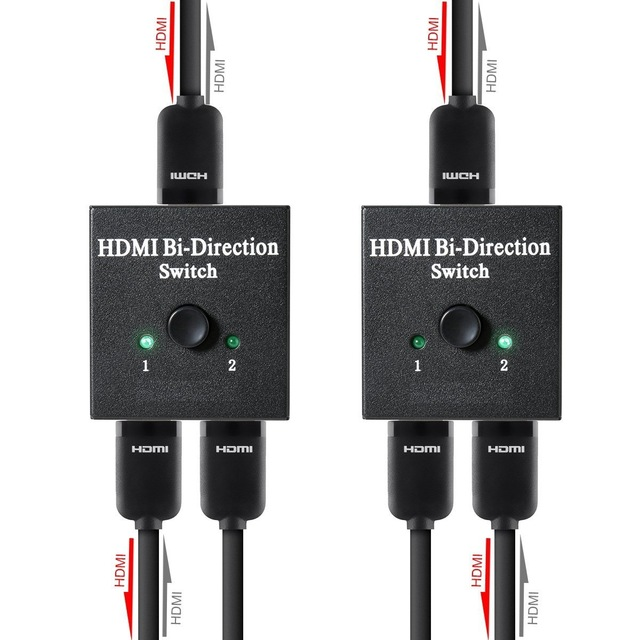 HDMI two-way two in one out switch