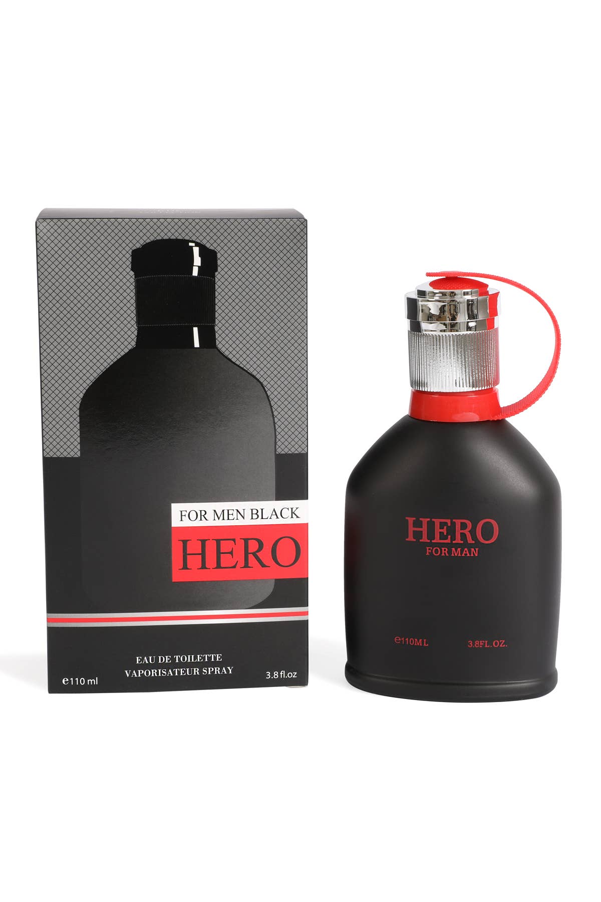 MYS Wholesale Inc - Hero For Men Black Eau de Toilette Spray Cologne For Men