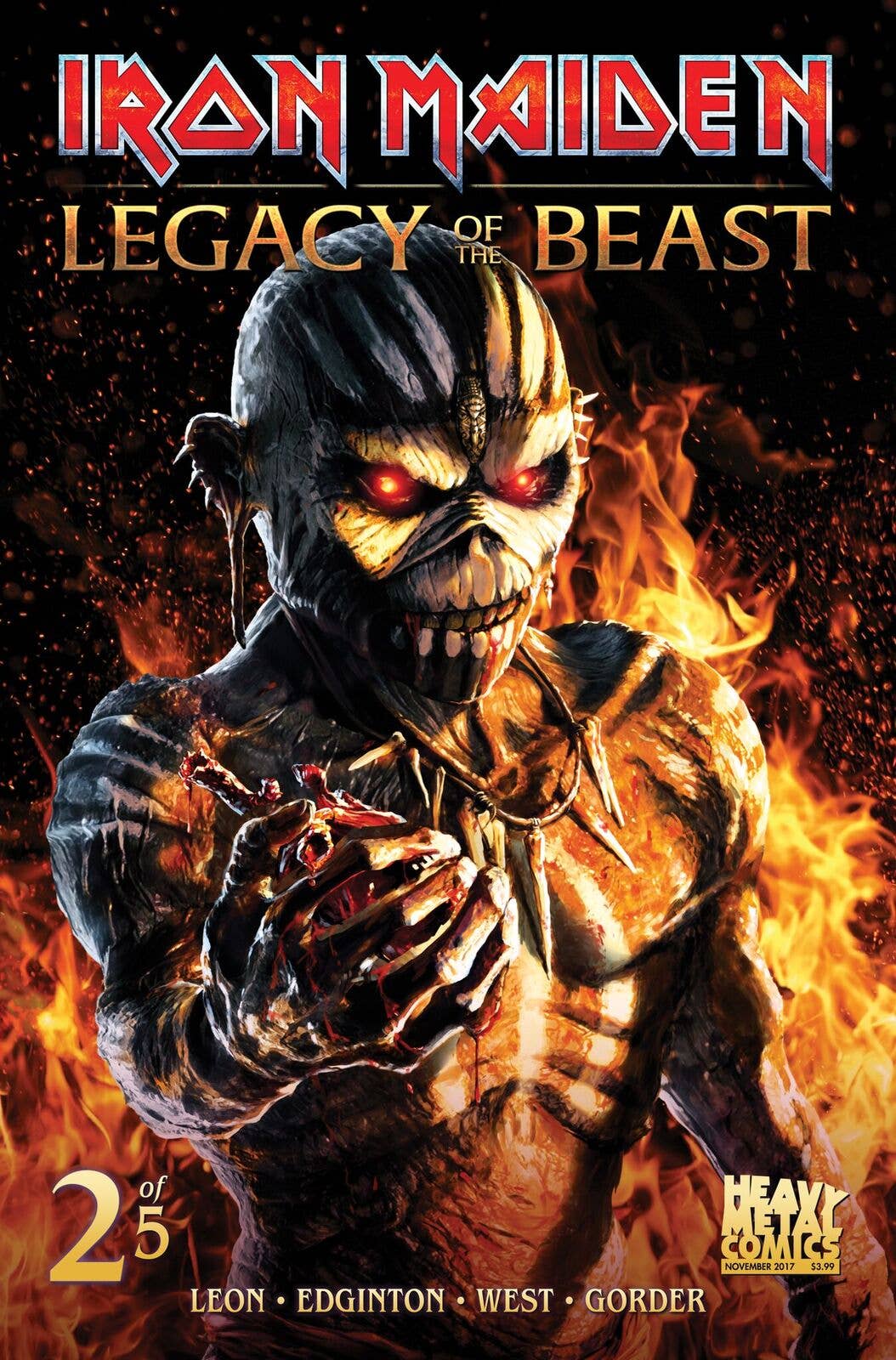 Heavy Metal - Iron Maiden Legacy of the Beast - Issue #2 - Cover C: Default Title