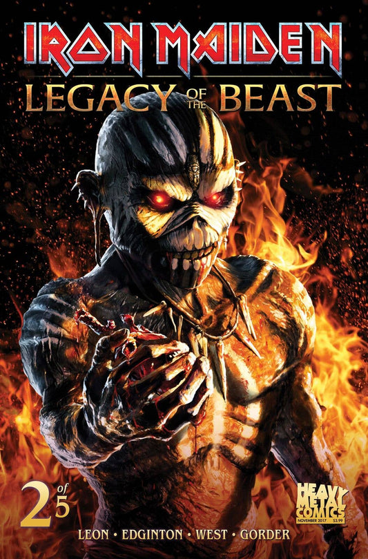 Heavy Metal - Iron Maiden Legacy of the Beast - Issue #2 - Cover C: Default Title