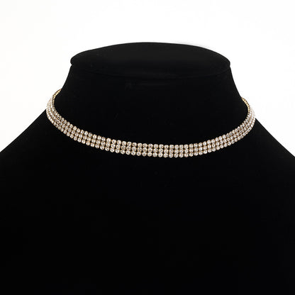 Women's Non-fading Clavicle Chain Full Diamond Necklace