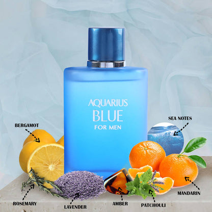 MYS Wholesale Inc - Aquarius Blue Spray Cologne Eau De Toilette For Men