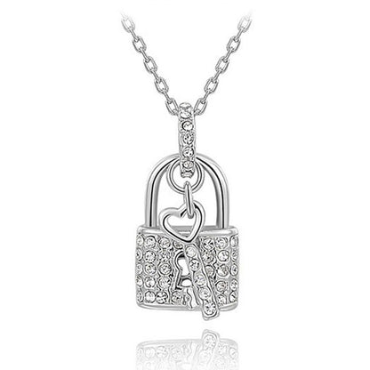 New Korean Style Pendant Fashion Key Lock Necklace