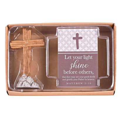 Dicksons - 👀Cross And Card Let Your Light Shine