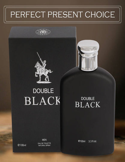 MYS Wholesale Inc - Double Black Spray Cologne Eau de Toilette For Men