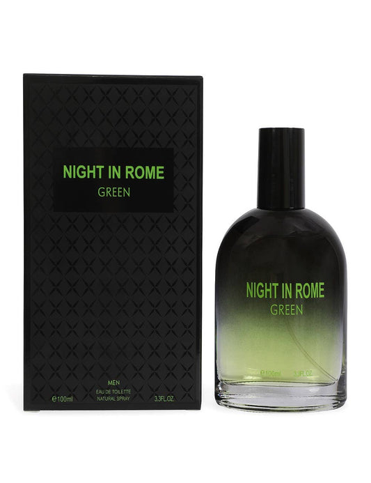 MYS Wholesale Inc - Night In Rome Green Spray Cologne Eau De Toilette for Men