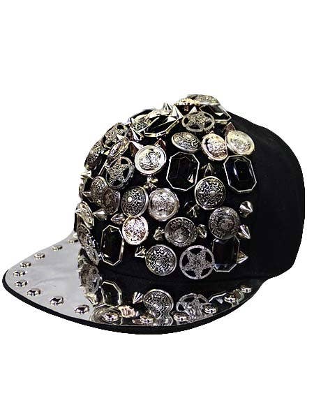 Cap Zone - Punk Rock Heavy Metal Studded Snapback