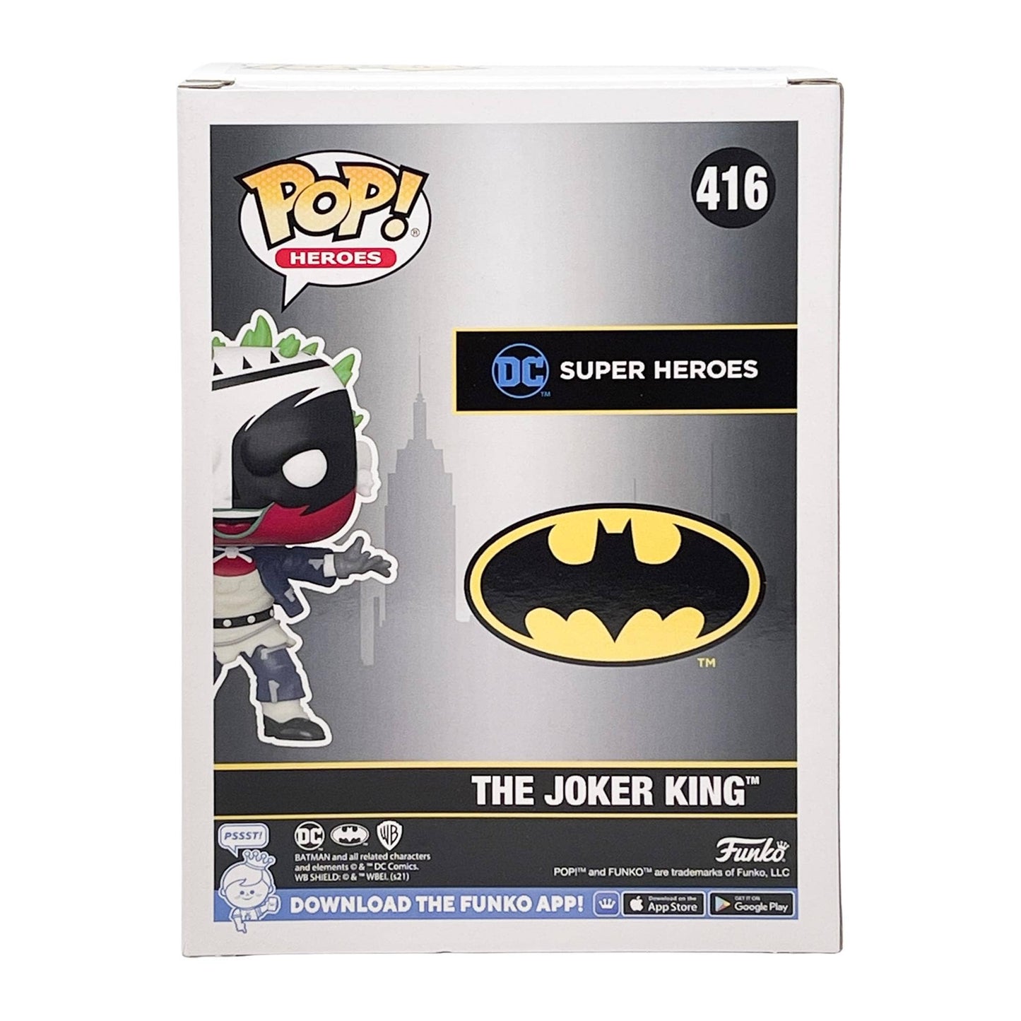 Toynk - DC Comics Funko POP Vinyl Figure | Joker King
