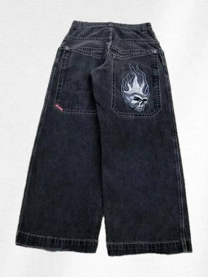 SALINA TRADING INC - Men's Y2K Baggy Jeans Vintage Hip Hop Streetwear: Cobalt Blue / XXL