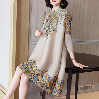 Retro Improved Cheongsam Mid-length Women's Clothing