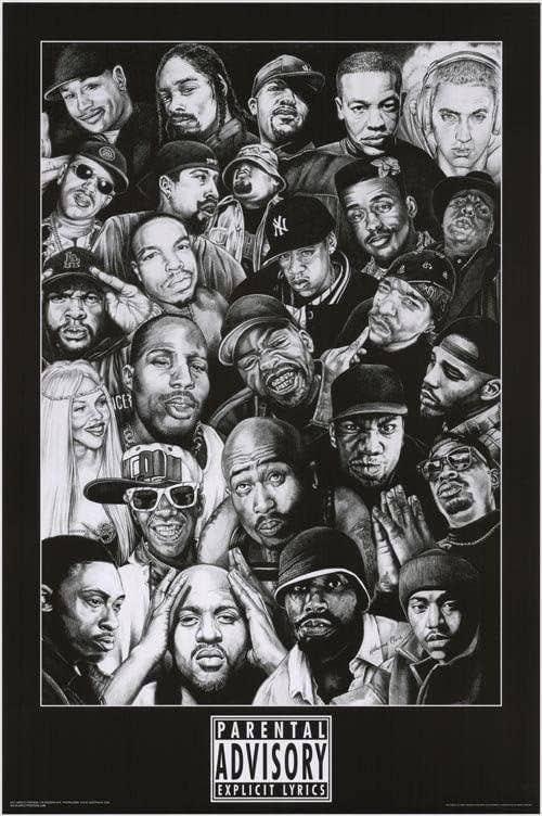 Posters Wholesale - Rap Gods 24x36: Cardboard Back & ClearBag