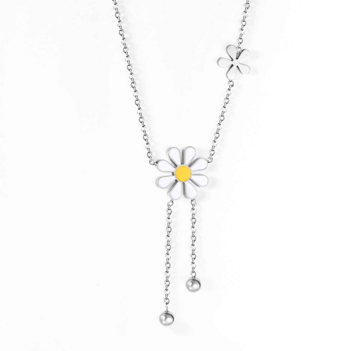 European And American INS Necklace Fashion Chrysanthemum