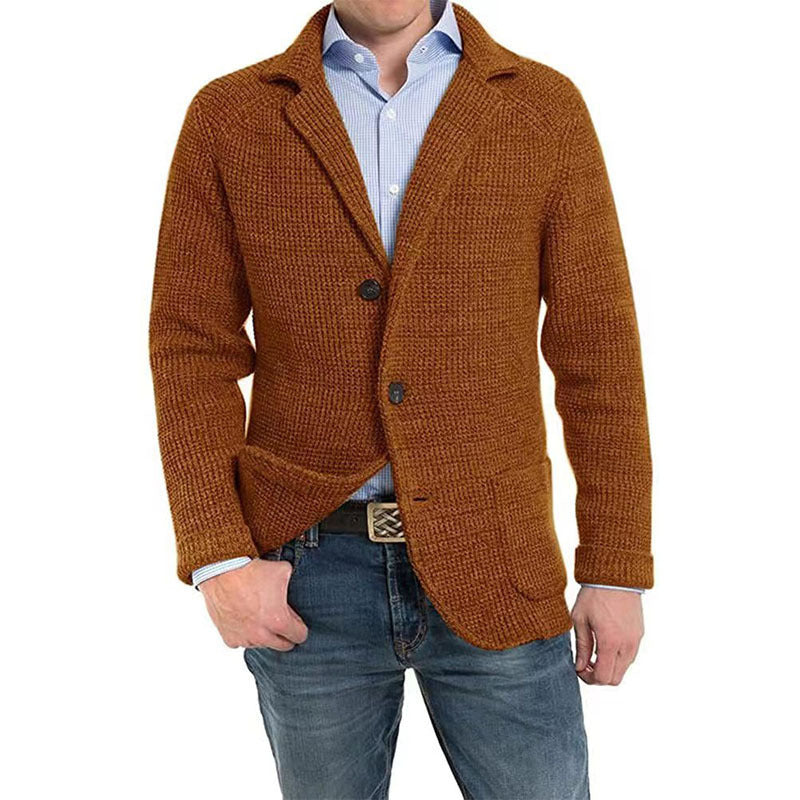 Fashion Men's Casual Knitted Cardigan Sweater