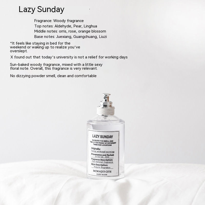 Popular Perfume Lazy Weekend Long-lasting Light Perfume