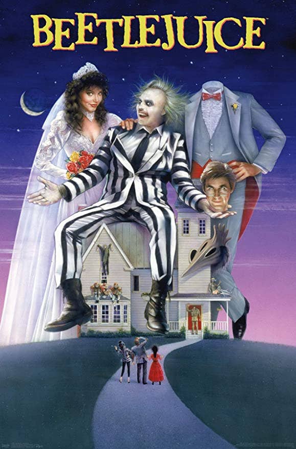 Posters Wholesale - Beetlejuice 24X36: Cardboard Back & ClearBag