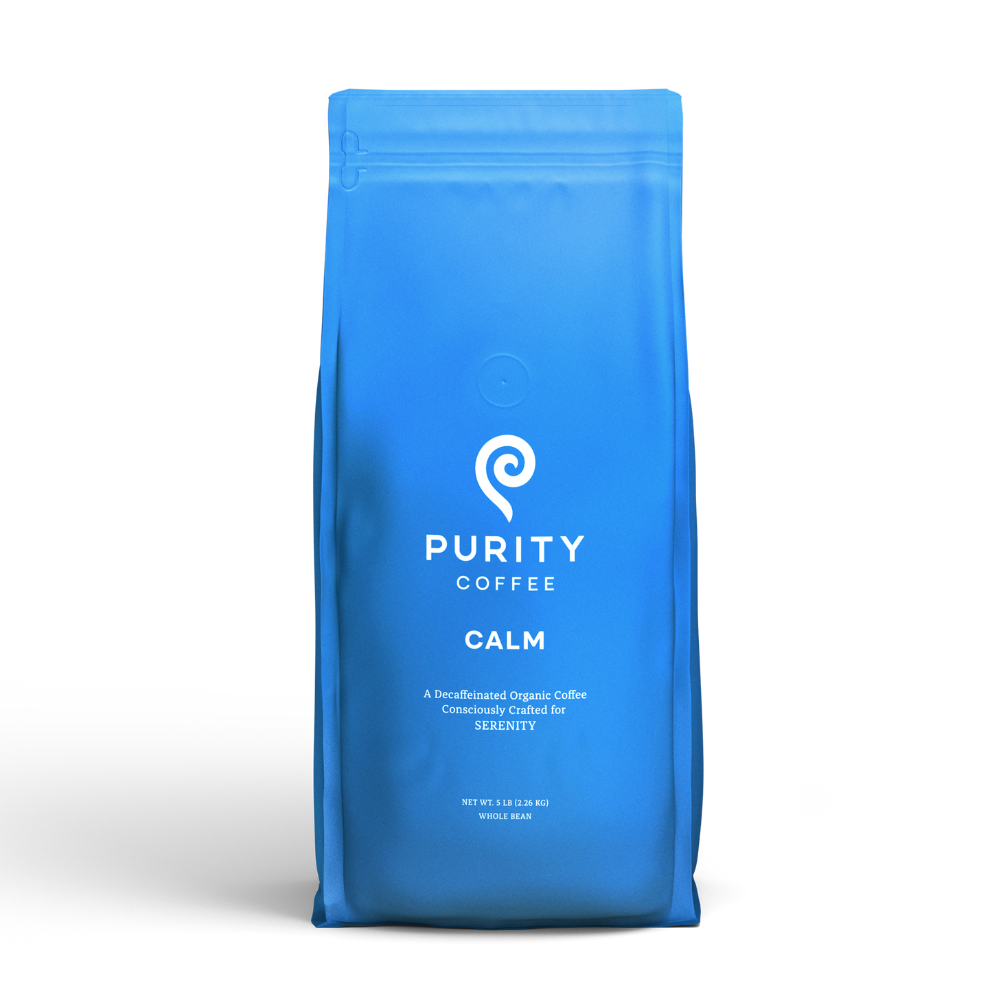 Purity Coffee - CALM: Decaf Whole Bean Coffee - 5lb Bag
