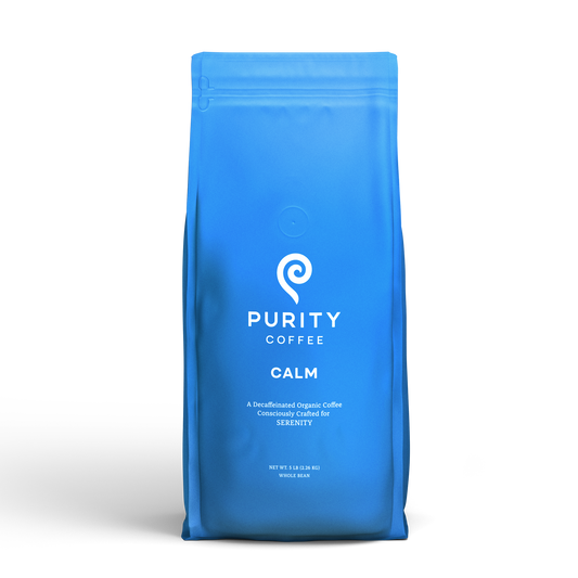 Purity Coffee - CALM: Decaf Whole Bean Coffee - 5lb Bag